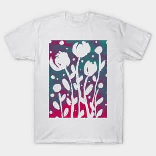 Whimsical watercolor flowers – multicolor T-Shirt